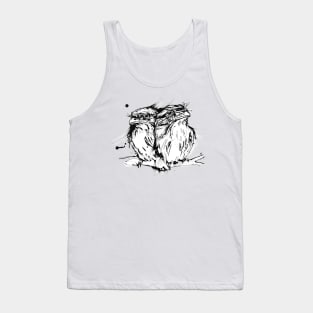 Unbounded Friendship -2 Tawny Frogmouth Owls Tank Top